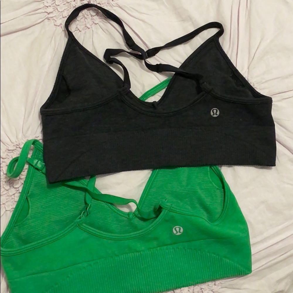 lululemon sports bras!